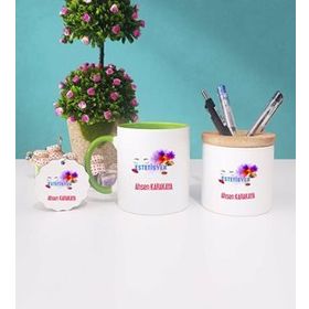 Estetisyen Yeşil Kupa Bardak