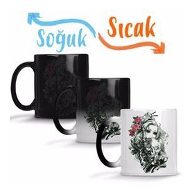 Estilo Dark Sihirli Porselen Kupa