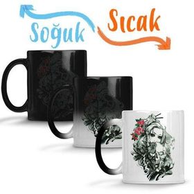 Estilo Dark Sihirli Porselen Kupa