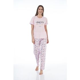 Estiva 22122 Kadın Kısa Kollu Viskon Pijama Takımı