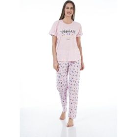 Estiva 22122 Kadın Kısa Kollu Viskon Pijama Takımı