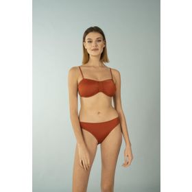 Estiva Luplu Straplez Kiremit Kadın Bikini