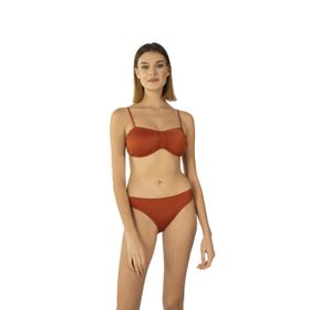 Estiva Luplu Straplez Kiremit Kadın Bikini