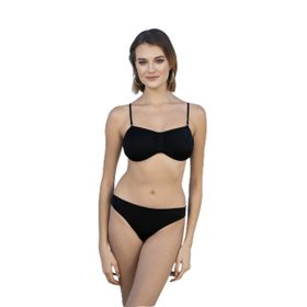 Estiva Luplu Straplez Siyah Kadın Bikini