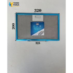 Esty Davlumbaz 32x20 cm Arka Aralık 12.5 cm Aspiratör Filtresi