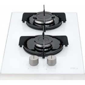 Esty SCO5421 01 2 Gözlü Domino Set Üstü Cam Ocak