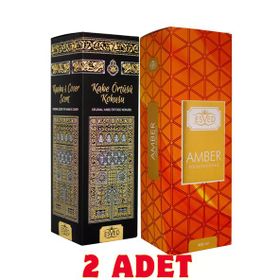 Esved 2x400 ml Kabe Örtüsü + Amber Oda Kokusu