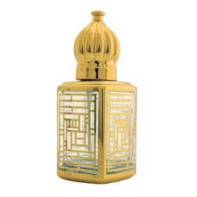 Esved 9695-1 13 ml Gold Premium Parfüm Esans Boş Cam Dekorotif Vitrin Şişesi