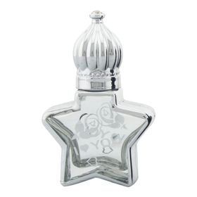 Esved A116-2 8 ml Silver Premium Parfüm Cam Boş Esans Şişesi