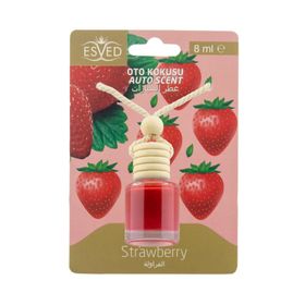 Esved Çilek Kokusu 8 ml Cam Şişe Araba Kokusu
