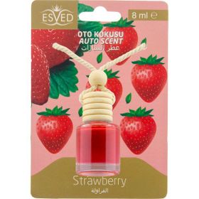 Esved Çilek Kokusu 8 ml Cam Şişe Araba Kokusu