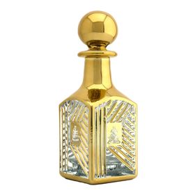Esved PX002-2 150 ml Gold Parfüm Esans Boş Cam Dekorotif Vitrin Şişesi