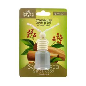 Esved Sandal Ağacı Kokusu 8 ml Cam Şişe Araba Kokusu