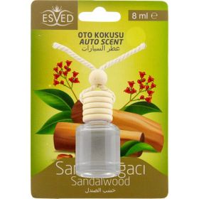 Esved Sandal Ağacı Kokusu 8 ml Cam Şişe Araba Kokusu