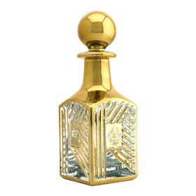 Esved X002-1 150 ml Gold Parfüm Esans Boş Cam Dekorotif Vitrin Şişesi