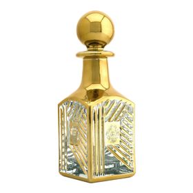Esved X002-1 150 ml Gold Parfüm Esans Boş Cam Dekorotif Vitrin Şişesi