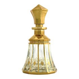 Esved X003-1 150 ml Gold Parfüm Esans Boş Cam Dekorotif Vitrin Şişesi