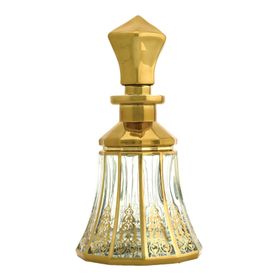 Esved X003-2 150 ml Gold Parfüm Esans Boş Cam Dekorotif Vitrin Şişesi
