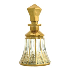 Esved X003-2 150 ml Gold Parfüm Esans Boş Cam Dekorotif Vitrin Şişesi