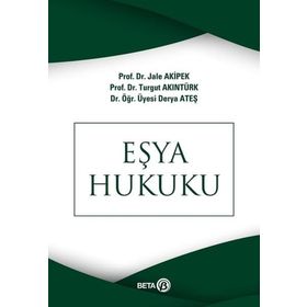 Eşya Hukuku Beta Yayınları