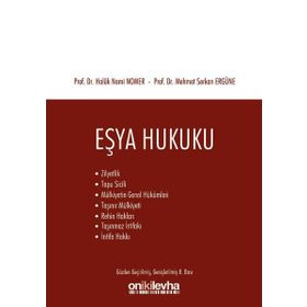 EŞYA HUKUKU - GENEL