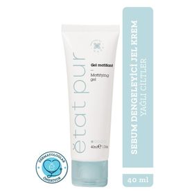 Etat Pur Mattifying Gel Parlama Karşıtı Matlaştırıcı 40 ml Yüz Nemlendirici Jel Bakım Kremi