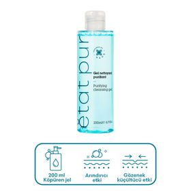 Etat Pur Pure Cleanser 200 ml Siyah Nokta Karşıtı Arındırıcı Yüz Temizleme Jeli