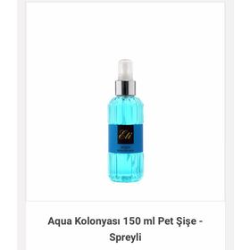 Eti 150 ml Pet Şişe Spreyli Aqua Kolonyası