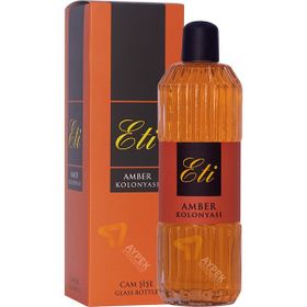 Eti 325 ml Cam Şişe Kutulu Amber Kolonyası
