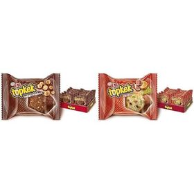 Eti 35 gr Topkek Fındıklı Kakaolu Kek + 40 gr Topkek Meyveli Kek (24 adet)