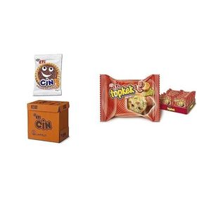 Eti 36x25 gr Cin Portakallı Bisküvi + 24x40 gr Meyveli Topkek