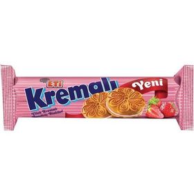 Eti 61 gr Çilekli Kremalı Bisküvi (24 adet)