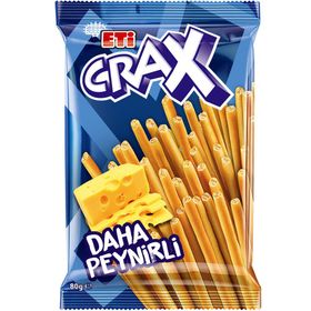 Eti Crax 80 gr Peynirli Çubuk Kraker (17 adet)