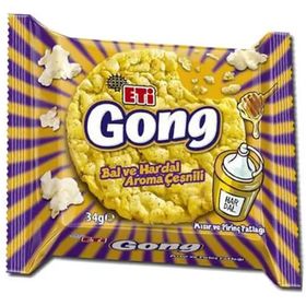 Eti Gong Ballı Hardallı 34 gr Mısır Patlağı (18 adet)