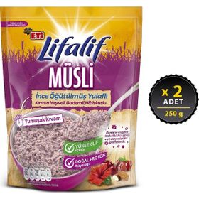 Eti Lifalif İnce Öğütülmüş Müsli Hibiskuslu 250 gr x 2 Adet