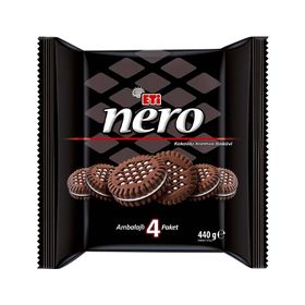 Eti Nero Kremalı Kakaolu 4'lü 110 gr Bisküvi
