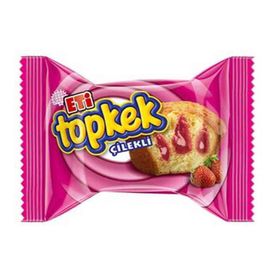 Eti Topkek 35 gr Çilekli Kek
