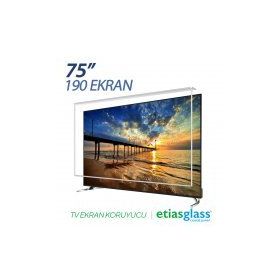 Etiasglass 75 İnç 190 3 mm Uyumlu TV Ekran Koruyucu