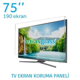 Etiasglass 75 İnç 190 3 mm Uyumlu TV Ekran Koruyucu