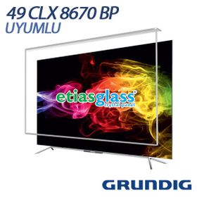 Etiasglass Grundig 49 CLX 8670 BP Tv Ekran Koruyucu