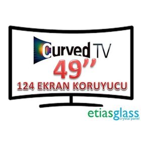 Etiasglass Samsung 49KS8500 CURVED Tv Ekran Koruyucu