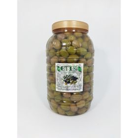 Etik Yerli Ürünler 3 kg Memecik Cinsi Dilme Tatlanmış Zeytin