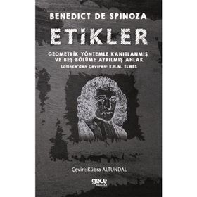 Etikler - Benedict De Spinoza
