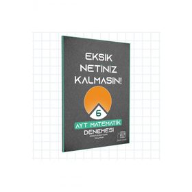 Etkili Matematik AYT Eksik Netiniz Kalmasın Matematik Denemesi