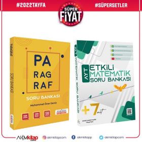 Etkili Matematik Ayt Matematik ve Ankara Kitap Merkezi Paragraf Soru Bankası Seti 2 Kitap