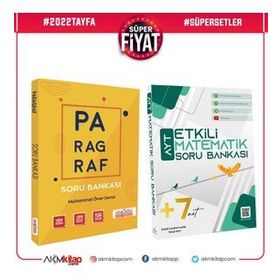 Etkili Matematik Ayt Matematik ve Ankara Kitap Merkezi Paragraf Soru Bankası Seti 2 Kitap