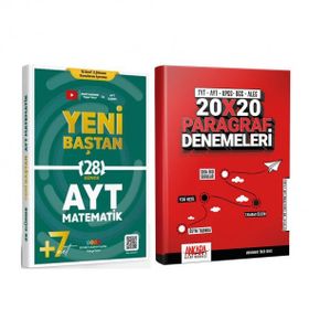 Etkili Matematik AYT Yeni Baştan Soru Bankası ve AKM Paragraf Deneme Seti 2 Kitap
