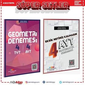 Etkili Matematik - TYT AYT Geometri ve AYT Matematik Deneme Seti 2 Kitap