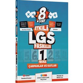 Etkili Matematik Yayınları LGS 8. Sınıf Çarpan ve Katlar 1 Etkili Lgs Fasikülleri