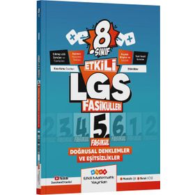 Etkili Matematik Yayınları LGS 8. Sınıf Doğrusal Denklemler ve Eşitsizlikler 5 Etkili Fasikül